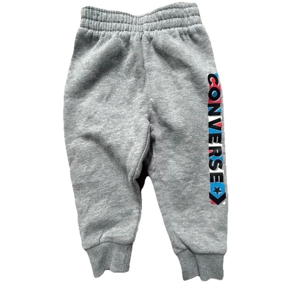 Converse Baby Sweatpants Sweatshirt Set Logo Size 12 Months - Picture 4 of 4